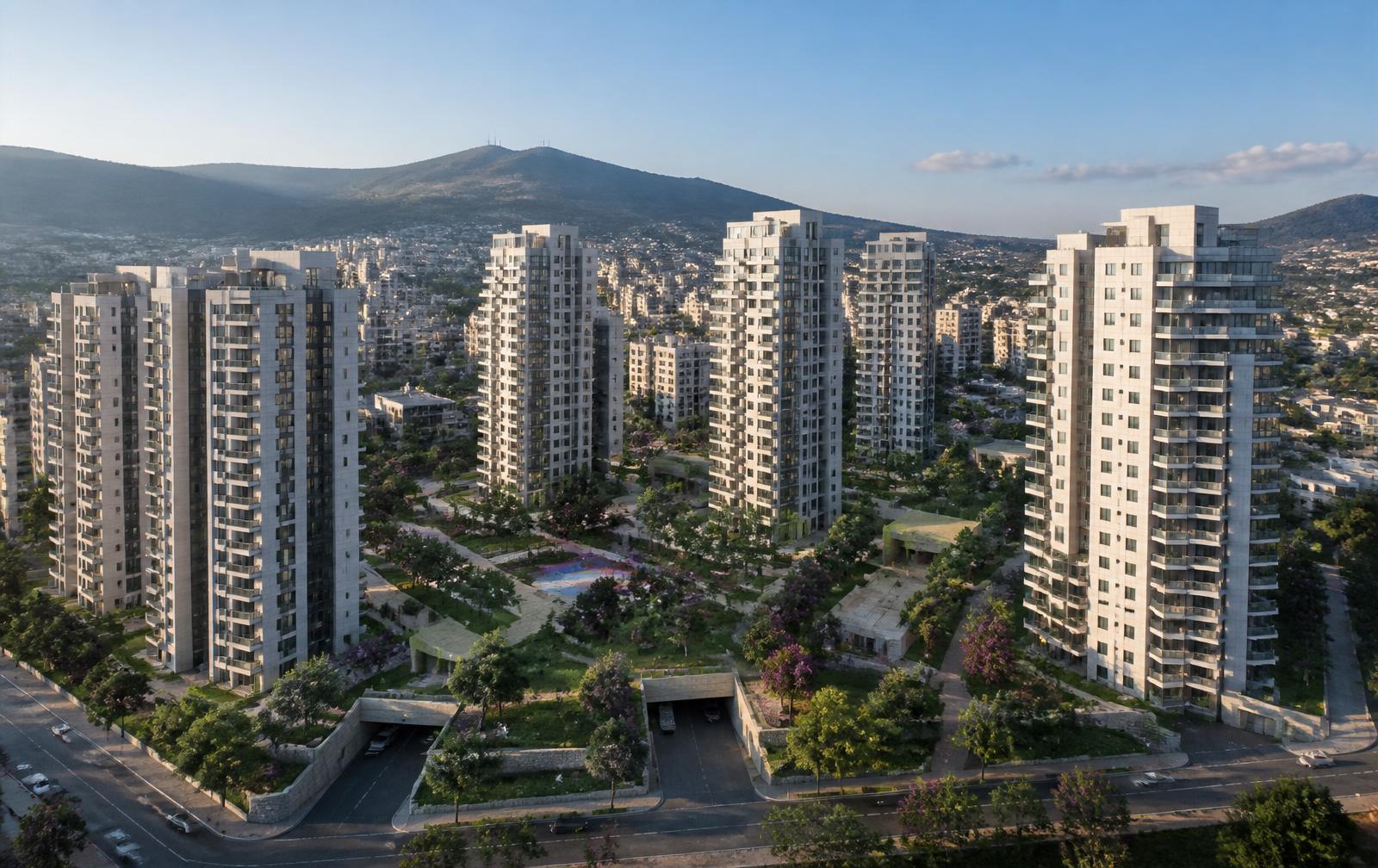 פרויקט פינוי בינוי מתחם D בנוף הגליל - 814 יח״ד בתכנון